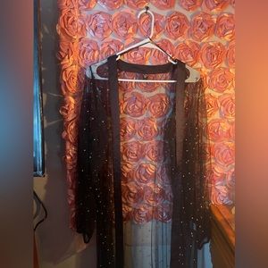 Windsor pearl mesh duster